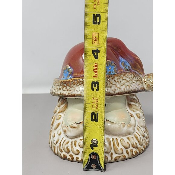 Kirkland's Potter's Garden Santa Glazed Ceramic Tealight Candle‎ Holder - Picture 11 of 11